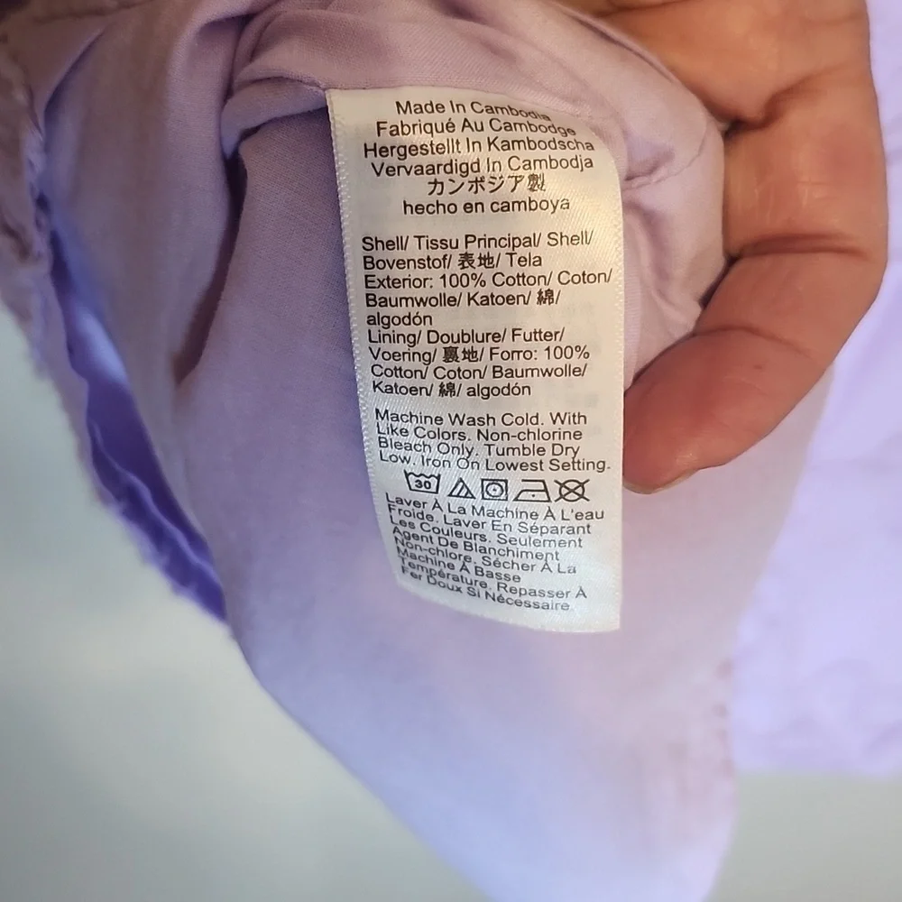 J. Crew Lavender Mini Dress with Puff Sleeves - Picture 14 of 14